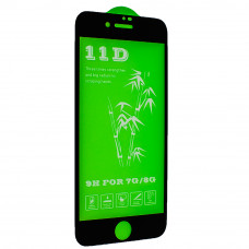 Захистне скло 11D для Apple iPhone 7 | 8, чорне