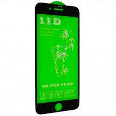 Захистне скло 11D для Apple iPhone 7 Plus | 8 Plus, чорне