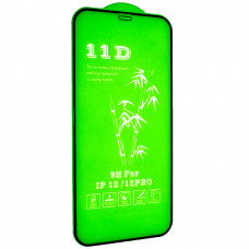 Защитное стекло 11D для Apple iPhone 12 | 12 Pro 6,1", черный