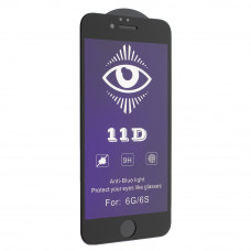 Защитное стекло 11D Blue Light для Apple iPhone 6, Apple iPhone 6S, черный