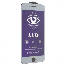 Захистне скло 11D Blue Light для Apple iPhone 7 | 8, біле