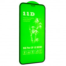Захистне скло 11D для Apple iPhone 12 mini 5,4", чорне