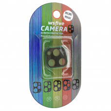 Захисне скло для камери WSFIVE Camera Apple iPhone 11 Pro | 11 Pro MAX, чорно-зелене