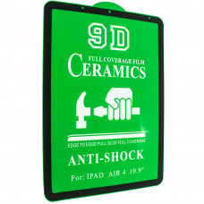 Защитное стекло Ceramics Film Anti-Shock для Apple iPad AIR 4 10.9" (2020), черный