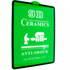 Защитная пленка Ceramics Film Anti-Shock для Apple iPad Pro 12.9 2018-2021, черная