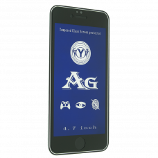 Захистне скло AG BlueE Light матове для Apple iPhone 6 | 6S, чорне