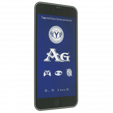 Захистне скло AG BlueE Light матовое для Apple iPhone 7 Plus | 8 Plus, чорне