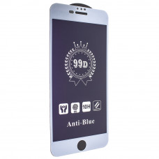 Захистне скло 99D BlueE Light для Apple iPhone 6+ | 7+ | 8+, біле