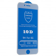 Защитное стекло 10D 9H для Apple iPhone 6 | 6S, белый
