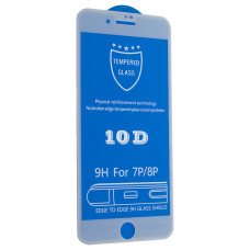 Защитное стекло 10D 9H для Apple iPhone 7 PLUS | 8 PLUS, белый