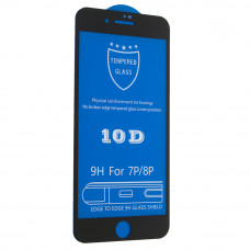 Защитное стекло 10D 9H для Apple iPhone 7 PLUS | 8 PLUS, черный