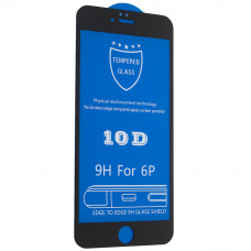 Защитное стекло 10D 9H для Apple iPhone 6 PLUS | 6S PLUS, черный