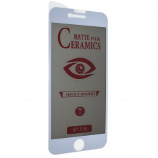Захистна плівка Ceramics Film Privacy, матовая, для Apple iPhone 7 | 8, біла