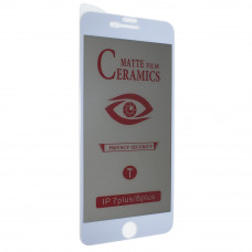 Захистна плівка Ceramics Film Privacy, матовая, для Apple iPhone 7 Plus | 8 Plus, біла