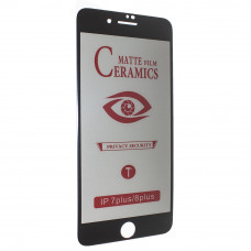 Захистна плівка Ceramics Film Privacy, матовая, для Apple iPhone 7 Plus | 8 Plus, чорна