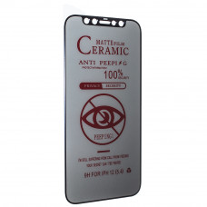 Захистна плівка Ceramics Film Privacy, матовая, для Apple iPhone 12 mini 5,4", чорна