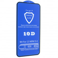 Защитное стекло 10D 9H для Apple iPhone 13 mini 5,4", черный