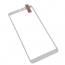Защитное стекло Full Screen для Samsung A730 Galaxy A8 Plus 2018, белый