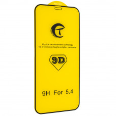 Защитное стекло 9D Good Quality Full Glue Triplex для  Apple iPhone 12 mini 5,4", черный