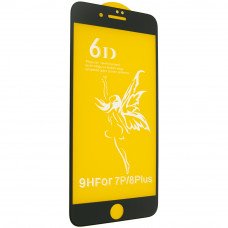 Защитное стекло 6D Premium для  Apple iPhone 7 Plus | 8 Plus, черный