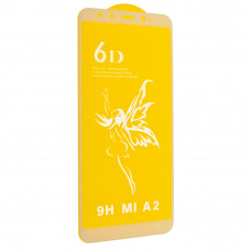 Стекло 6D Premium для  Xiaomi MI A2 | 6X, белый