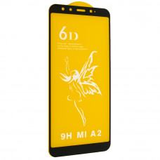 Стекло 6D Premium для  Xiaomi MI A2 | 6X, черный