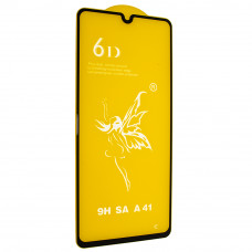 Захистне скло 6D Premium для  Samsung A415 Galaxy A41 2020, чорне