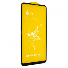 Захистне скло 6D Premium для  Samsung M115 Galaxy M11 | A11 2020, чорне