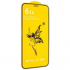 Захистне скло 6D Premium для  Apple iPhone 12 mini 5,4", чорне