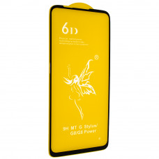 Защитное стекло 6D Premium для  Motorola G8 POWER, черный