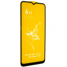 Защитное стекло 6D Premium для  Motorola G8 POWER Lite, черный