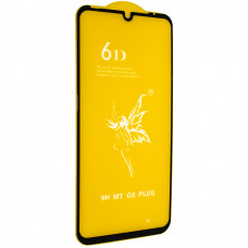 Защитное стекло 6D Premium для  Motorola G8 Plus, черный