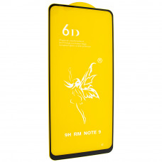 Стекло 6D Premium для  Xiaomi Redmi Note 9T 2021, черный