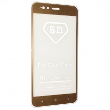 Стекло 5D Full Glue Triplex Xiaomi Mi5x/MiA1, золотой