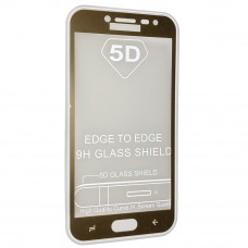 Защитное стеклоСтекло 5D Full Glue Triplex для Samsung J250 Galaxy J2 (2018), золотой