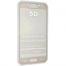 Захистне скло 5D Full Glue Triplex Samsung J250 Galaxy J2 (2018), біле