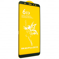 Захистне скло 6D Premium для  Samsung A605 Galaxy A6+ 2018, чорне