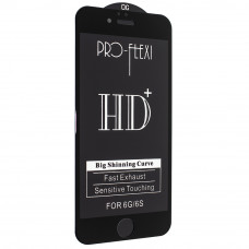 Захистне скло Pro-flexi HD+ для Apple iPhone 6 | 6S, чорне