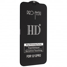 Защитное стекло Pro-flexi HD+ для Apple iPhone 12 6,1", черный