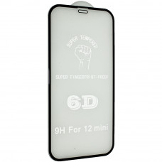 Защитное стекло 6D Original для  Apple iPhone 12 mini 5,4", черный
