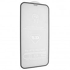Защитное стекло 5D для  Apple iPhone 12 Pro MAX 6,7", черный