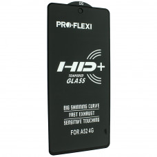 Защитное стекло Pro-flexi HD+ для Samsung A525 Galaxy A52 2021, черный
