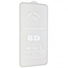 Захистне скло 6D Original для  Apple iPhone X | XS | 11 Pro, біле