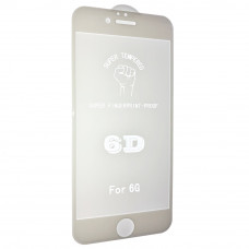 Защитное стекло 6D Original для  Apple iPhone 6 | 6S, белый