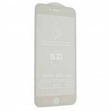 Захистне скло 5D для  Apple iPhone 6 Plus | 6S Plus, біле