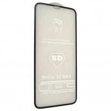 Захистне скло 5D для  Apple iPhone XS MAX | 11 Pro MAX, чорне