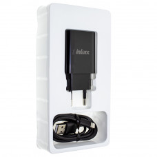 Мережевий зарядний пристрій Inkax CD-46 2.4A + USB кабель Lightning