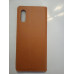 Чохол-книжка Leather Book Case для Samsung A02, світло-коричневий