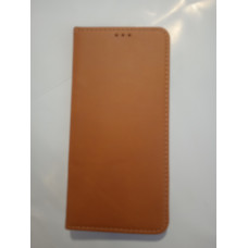 Чехол-книжка Leather Book Case для Samsung A01, светло-коричневый