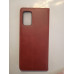 Чехол-книжка Leather Book Case для Samsung A02S, красный